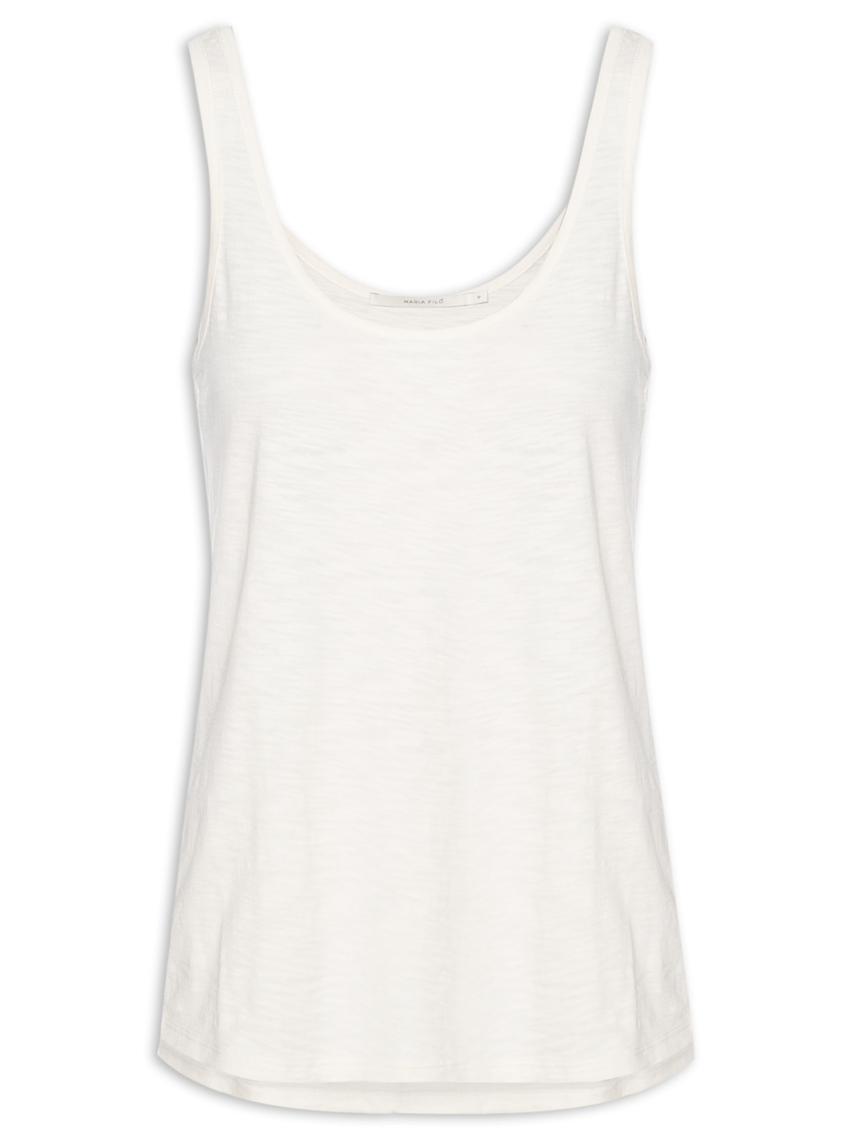 Regata Feminina Decote U - Off White