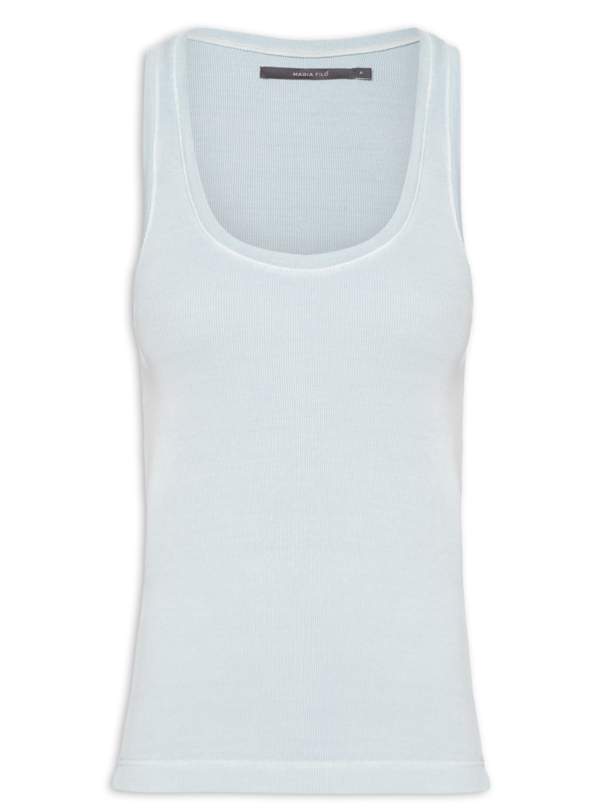 Regata Feminina Decote U Profundo - Azul