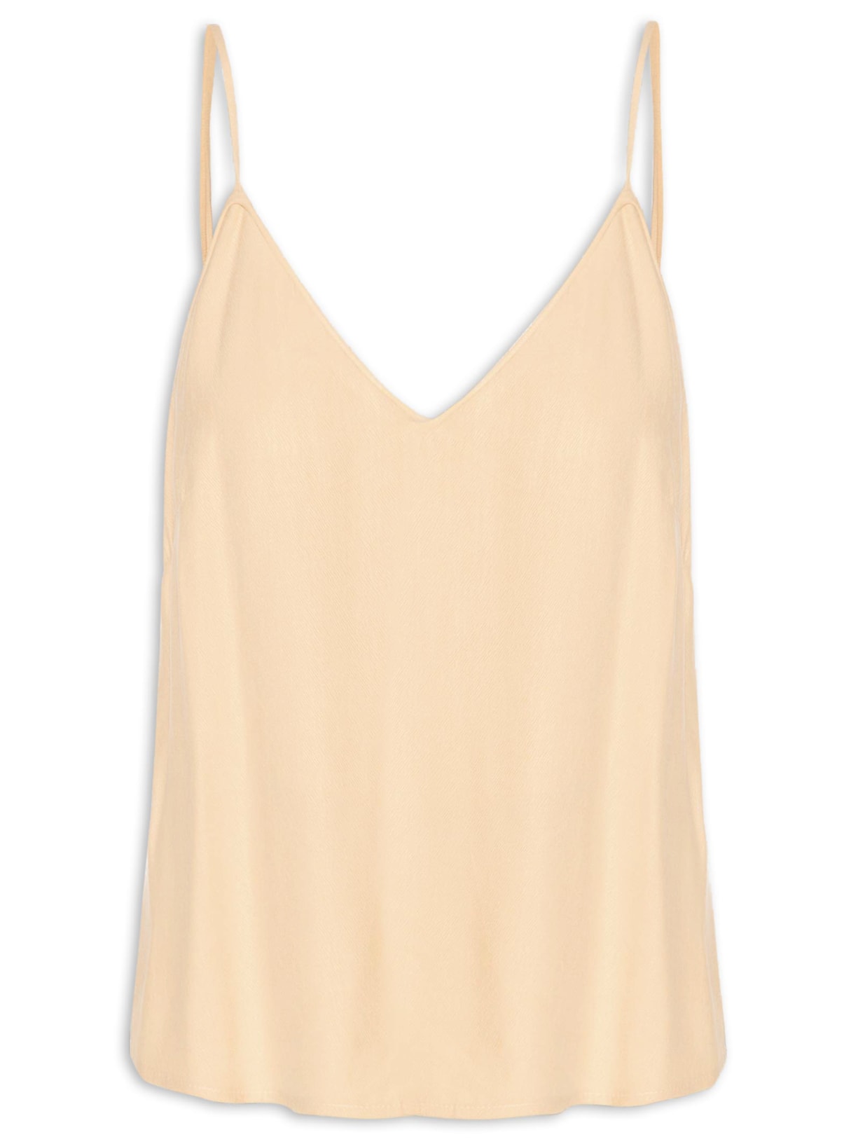 Regata Feminina Decote V - Bege