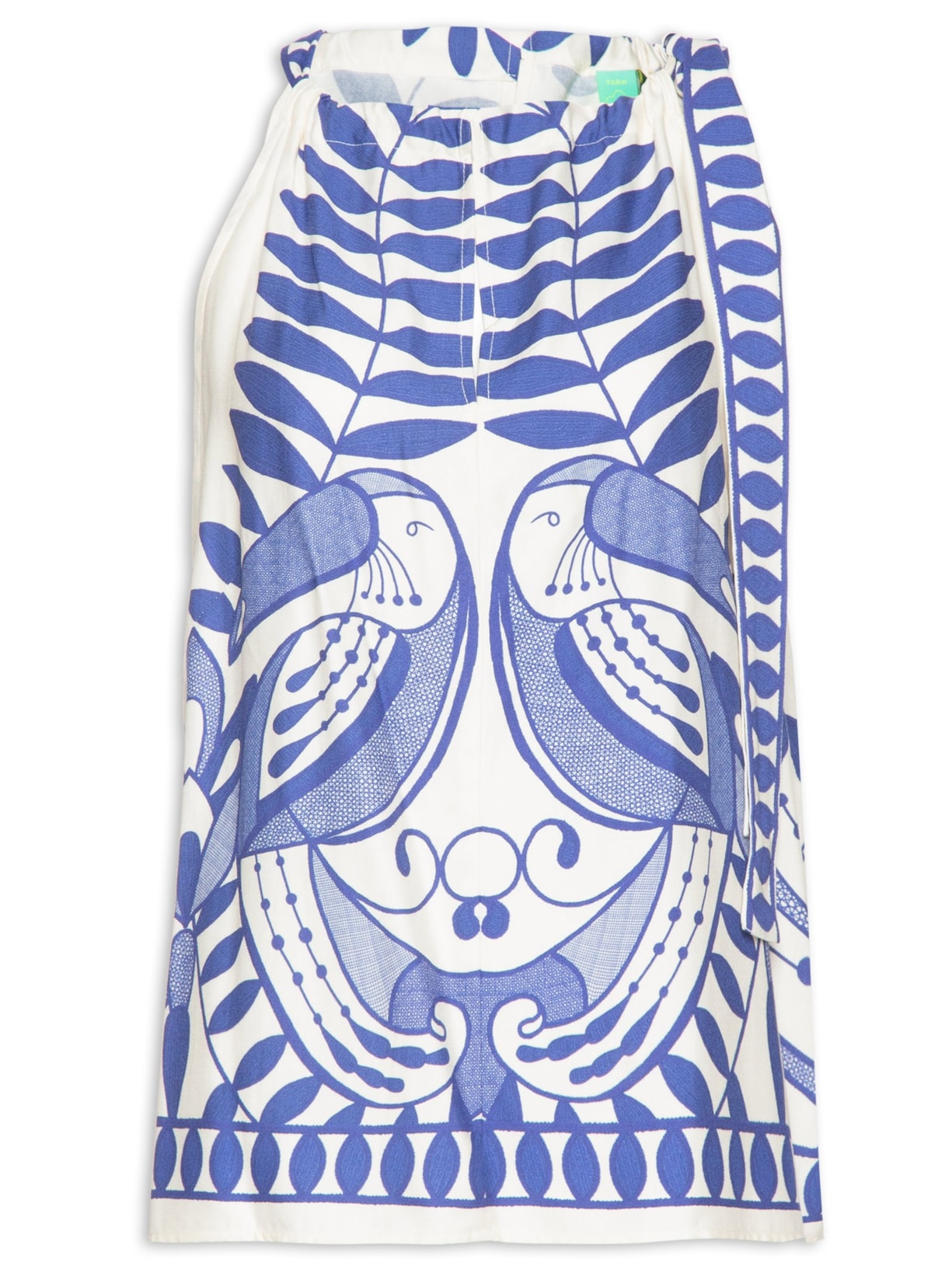 Regata Feminina Decote V Rendeira - Azul