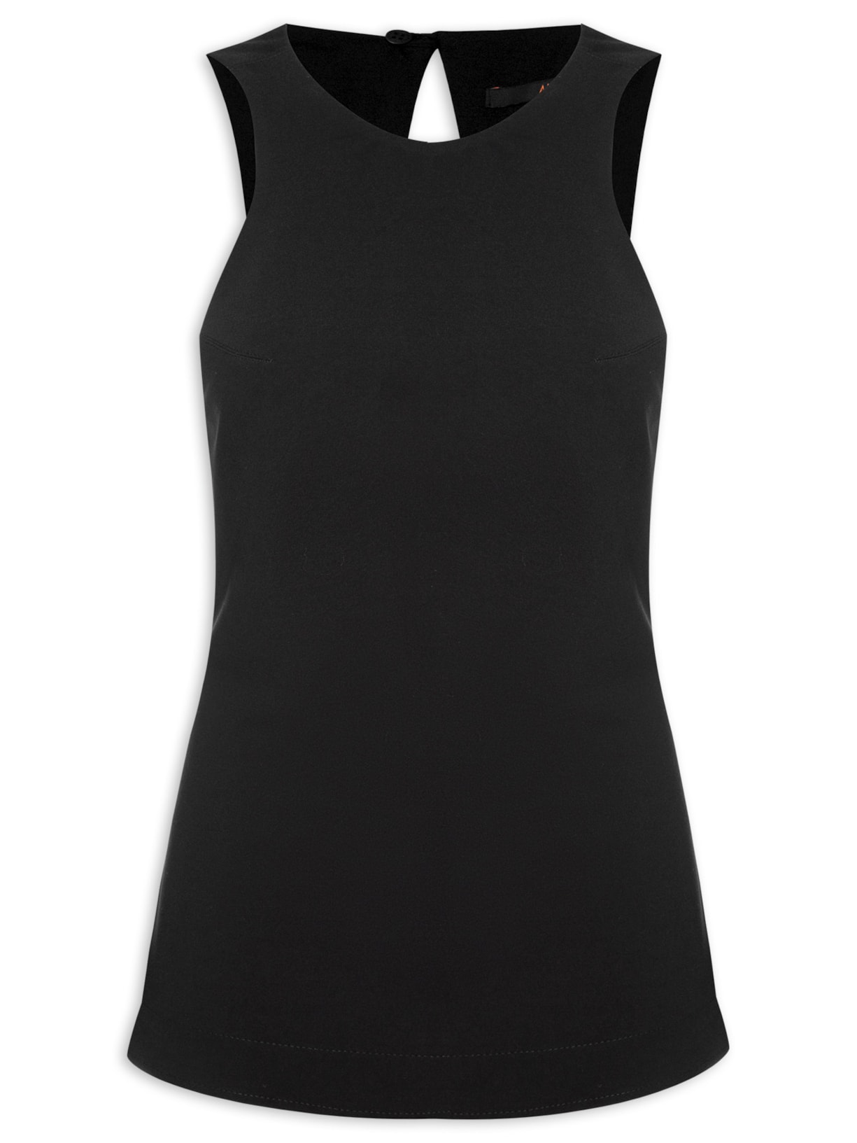 Regata Feminina Detalhes - Preto
