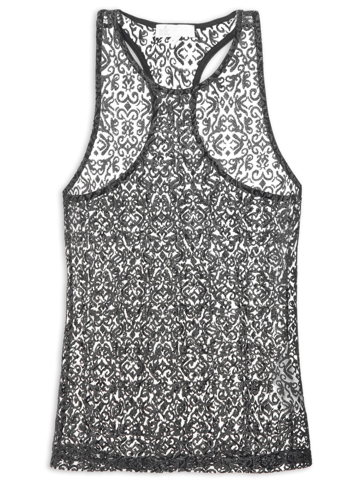 Regata Feminina Devore Lais - Preto