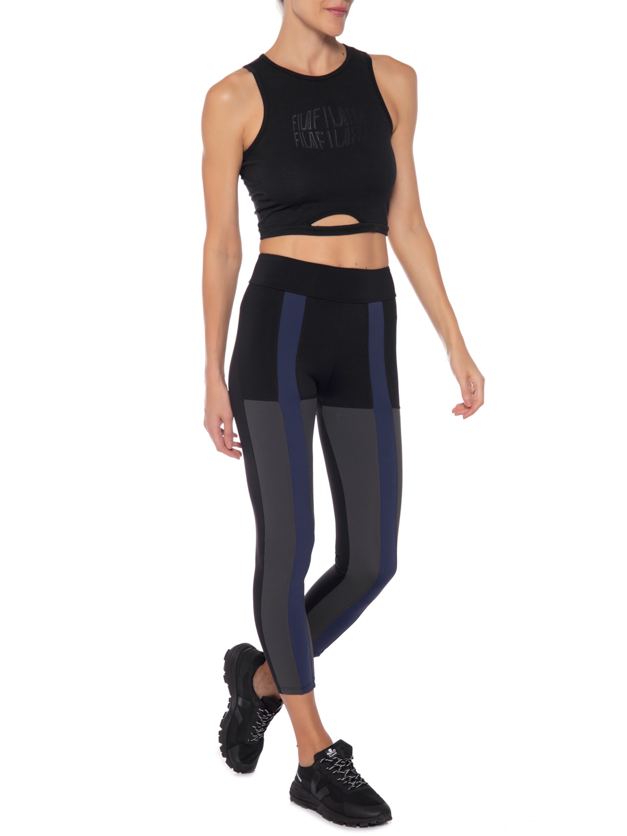 Regata Feminina Dolce Vita Preto Fila