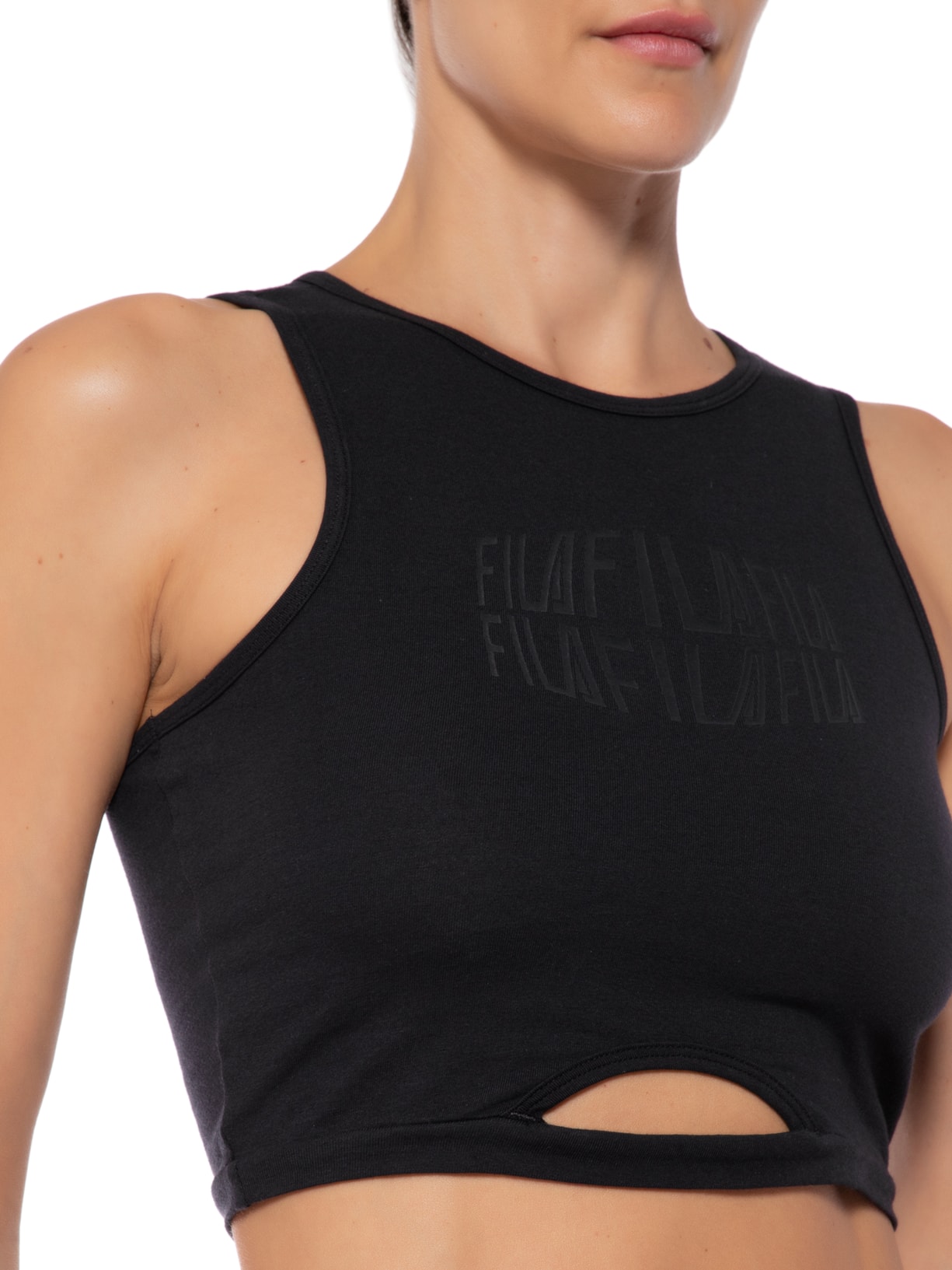 Regata Feminina Dolce Vita Preto Fila