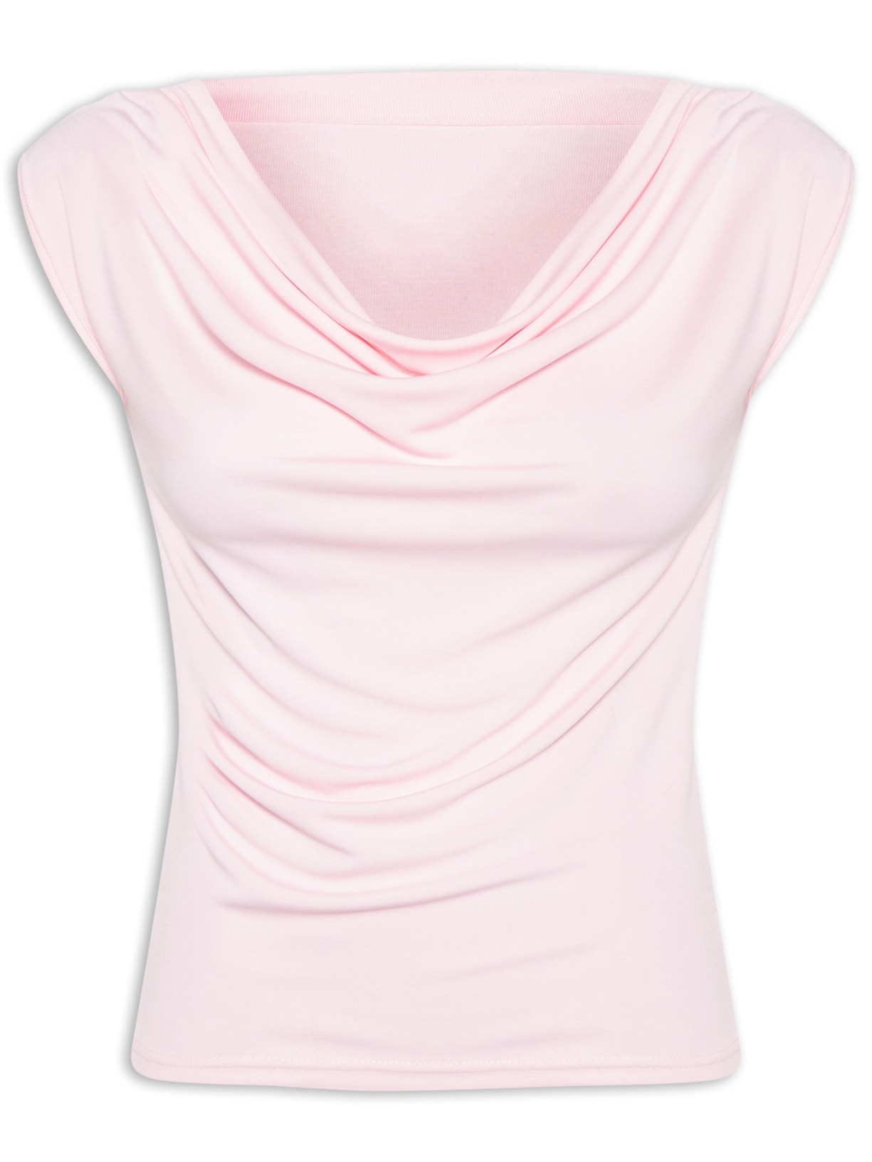 Regata Feminina Drapeada Degagê - Rosa