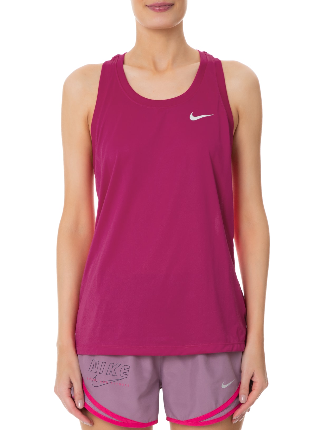 Regata Feminina Dri-Fit Rosa Nike