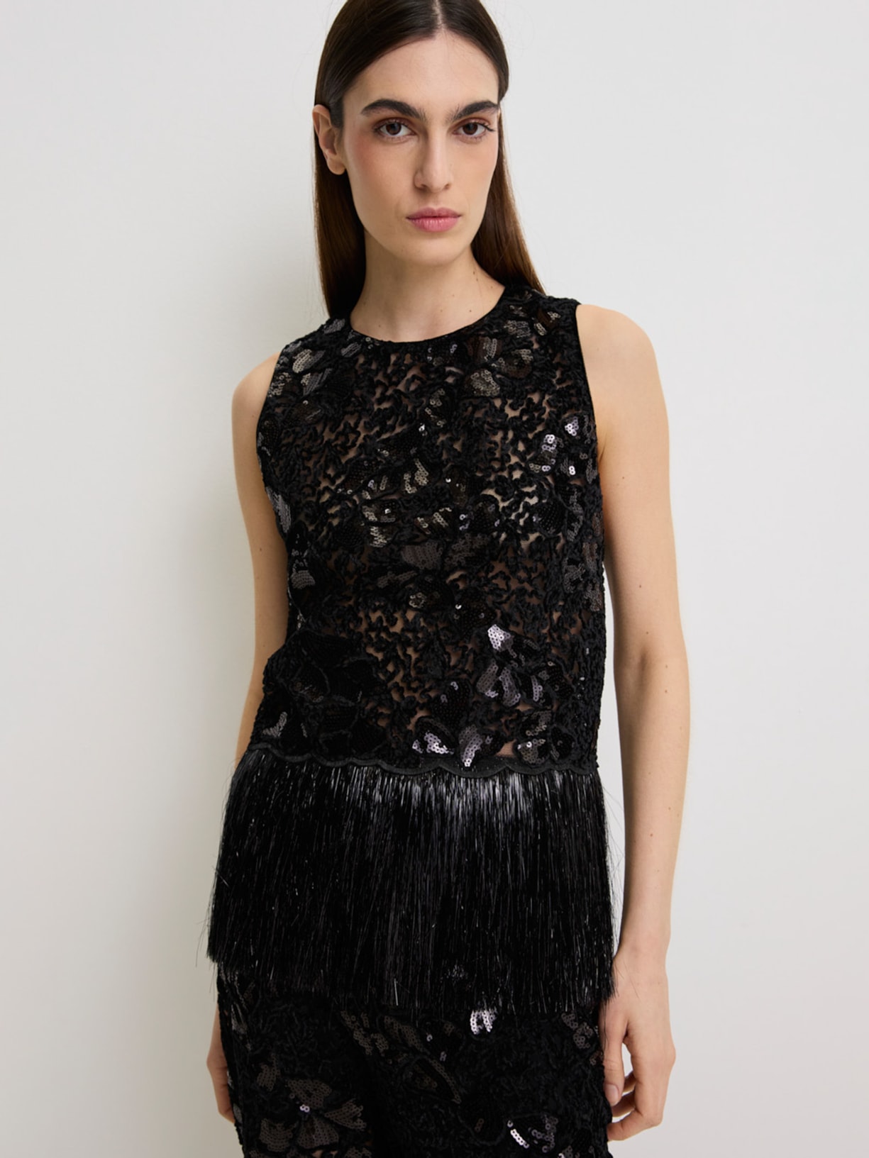 Regata Feminina Eduarda Night I26 Preto Mixed