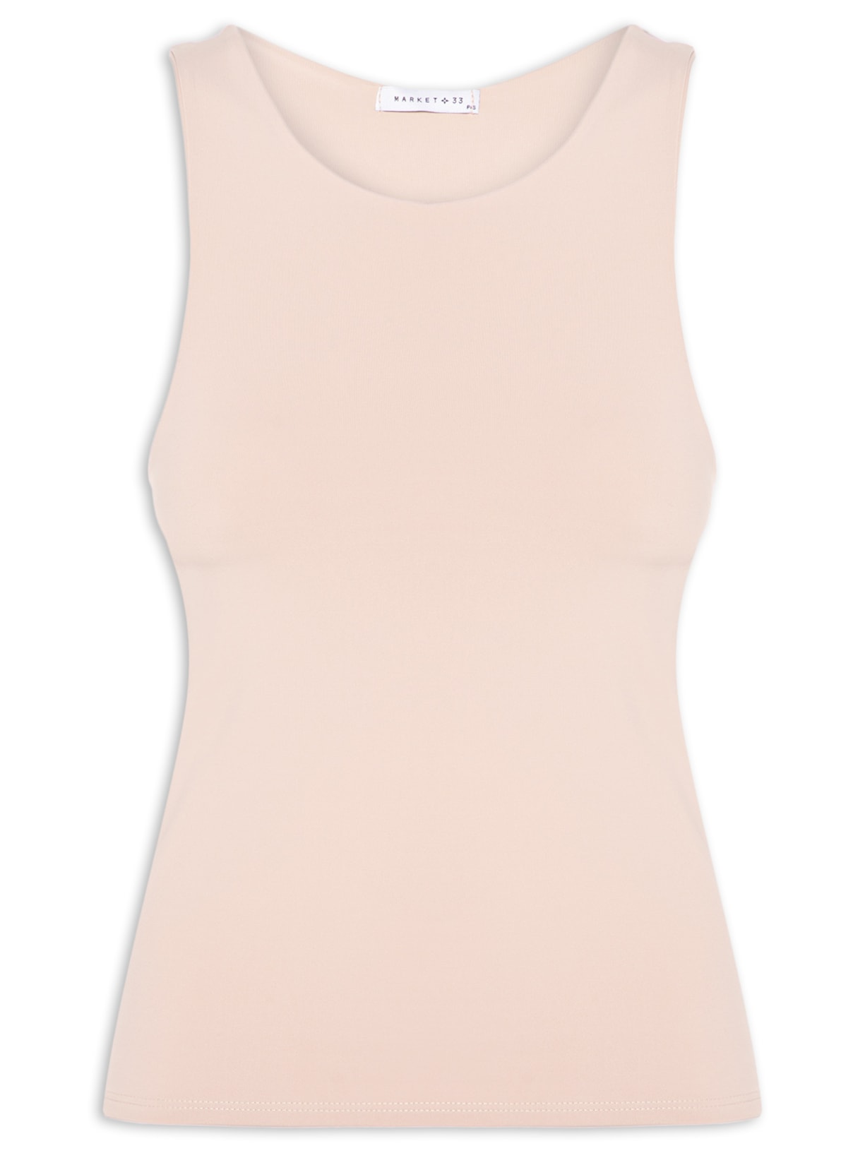 Regata Feminina em Poliamida – Bege