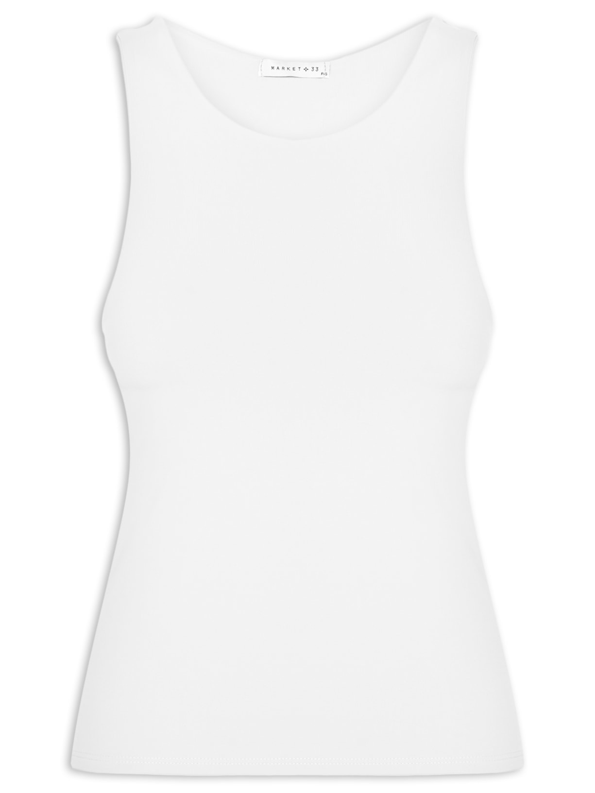 Regata Feminina em Poliamida – Branco Market 33