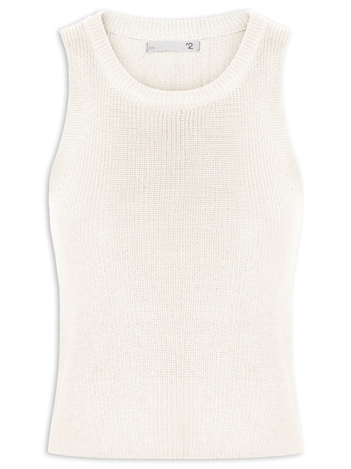 Regata Feminina Em Tricot - Bege