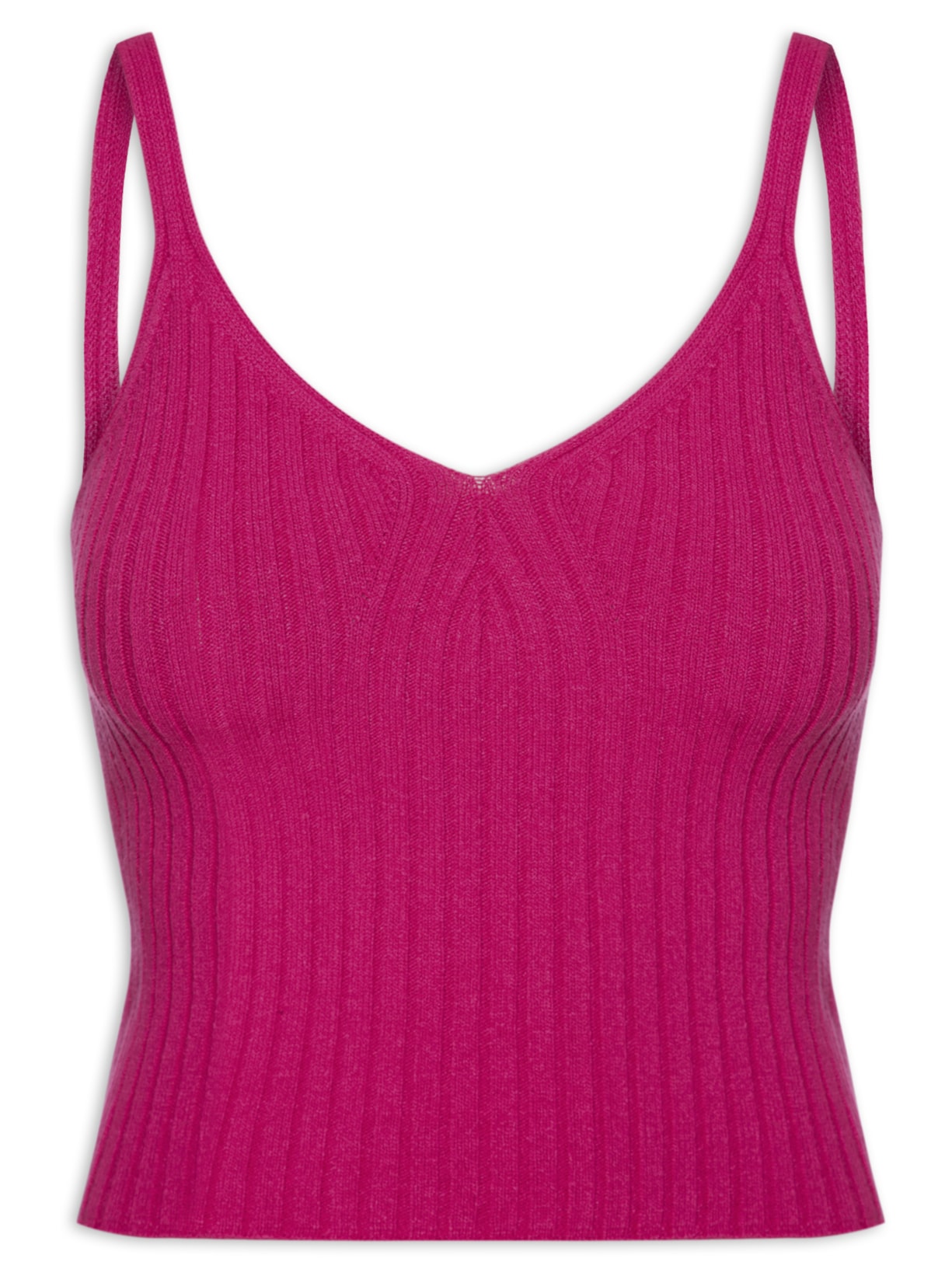 Regata Feminina Em Tricot - Rosa