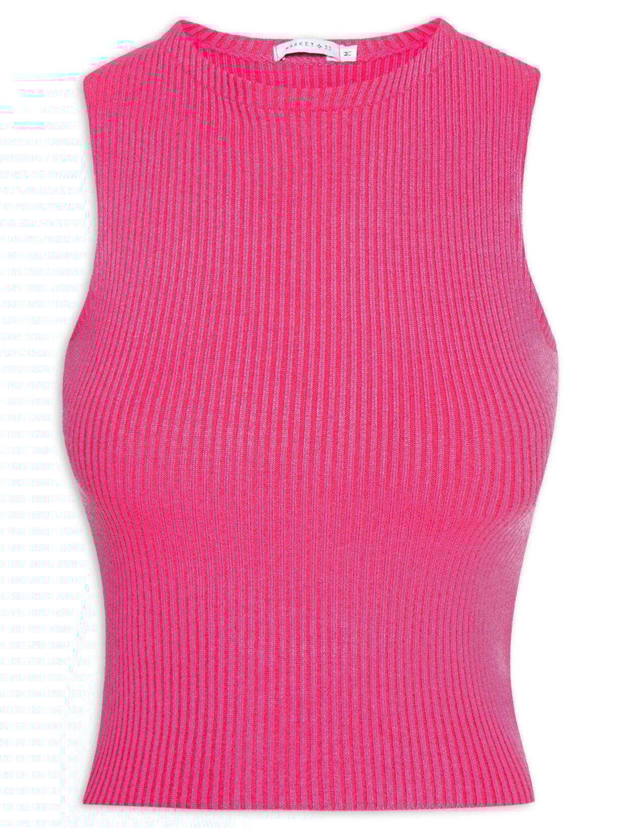 Regata Feminina Em Tricot - Rosa