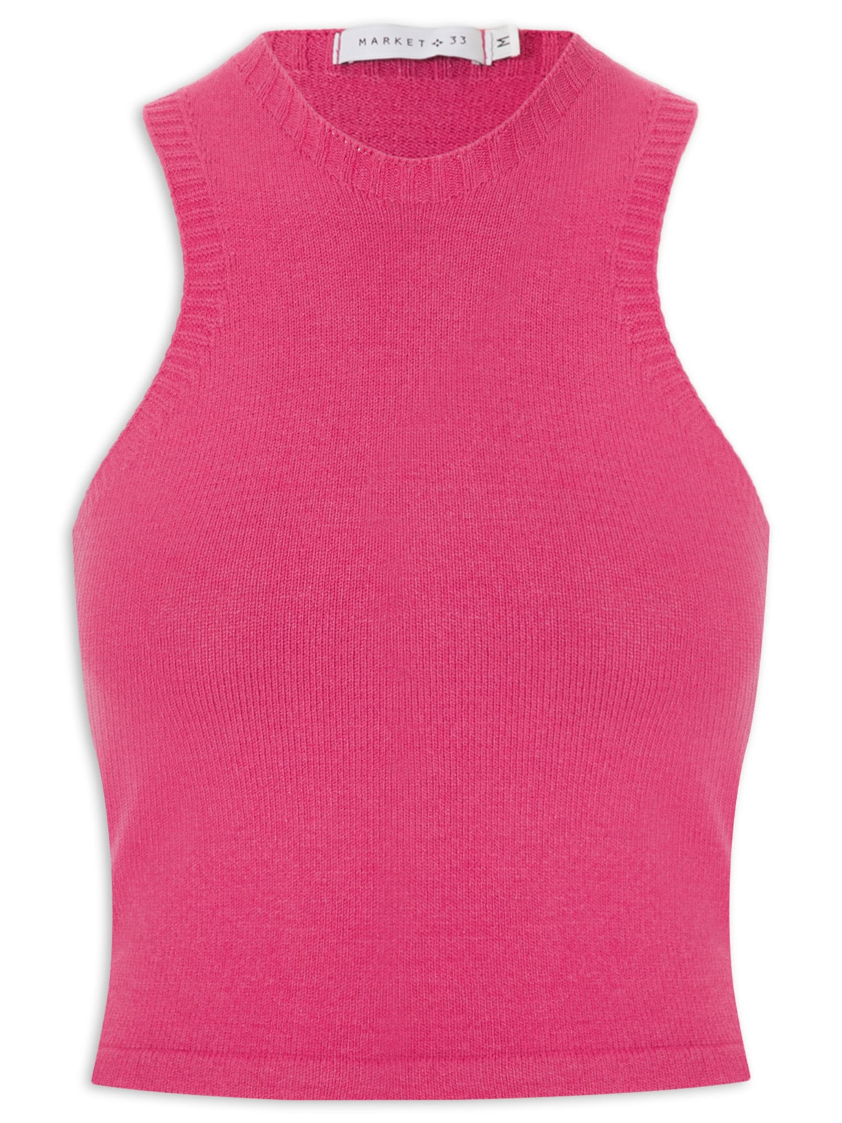 Regata Feminina Em Tricot - Rosa