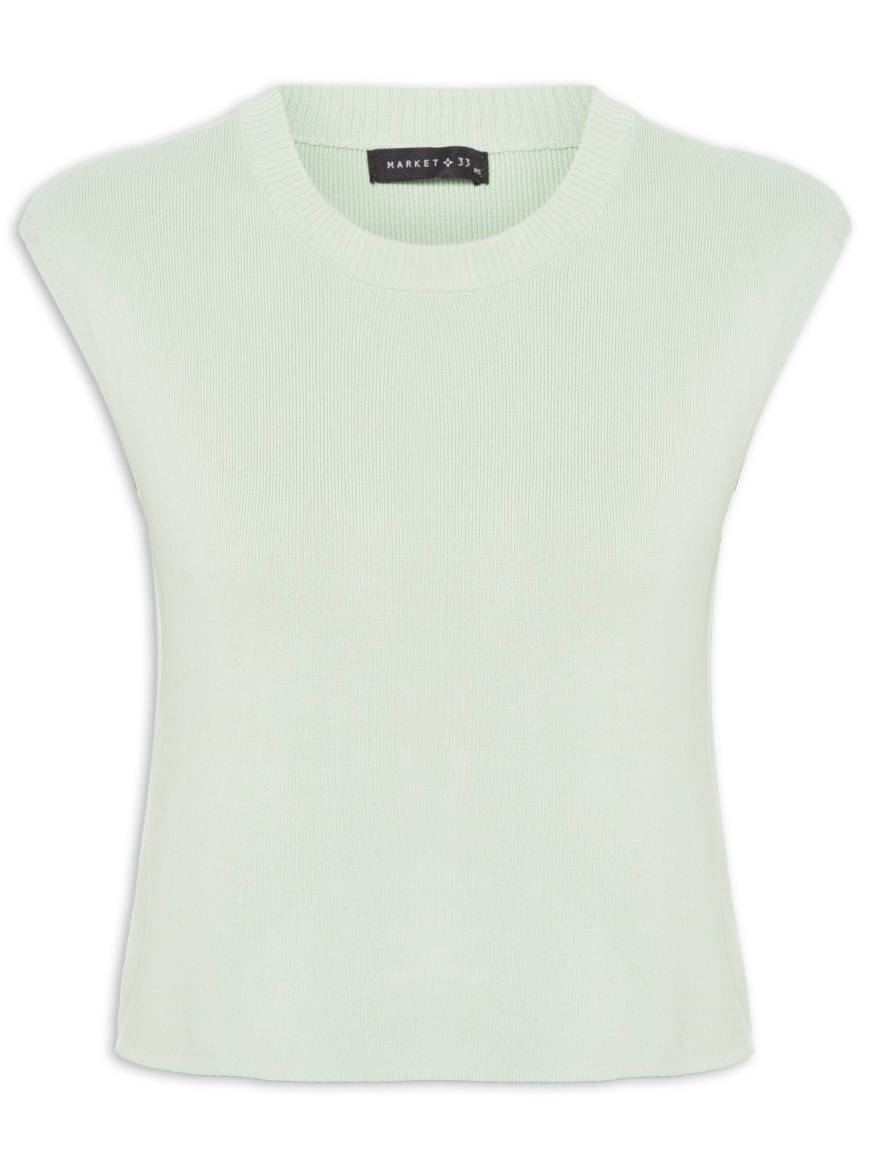 Regata Feminina Em Tricot - Verde