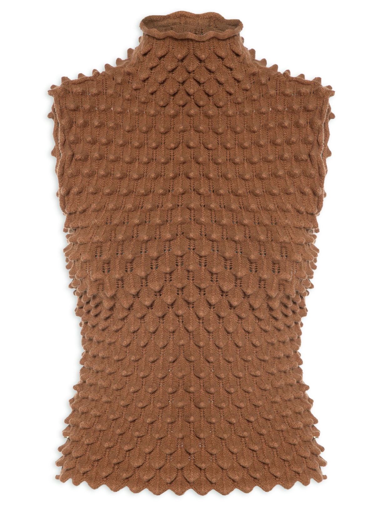 Regata Feminina Escama - Marrom