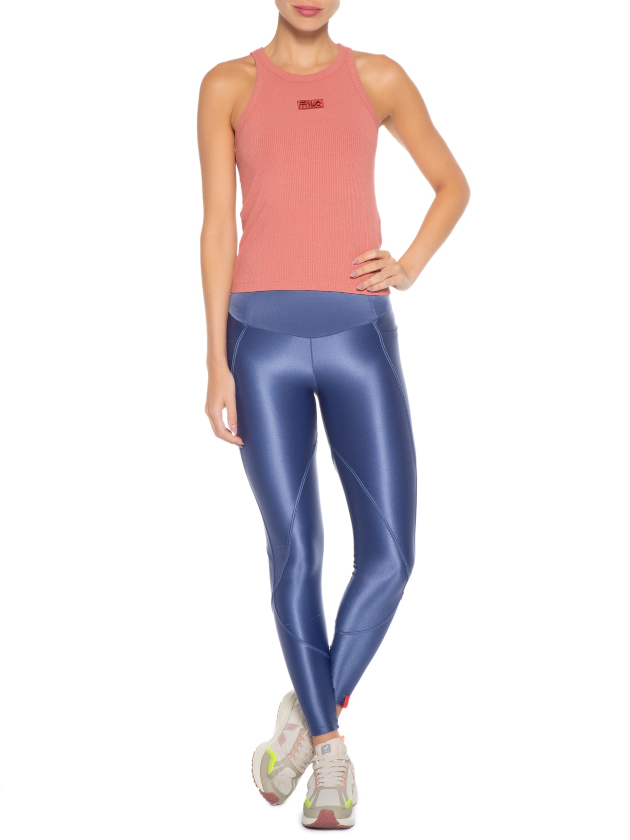 Regata Feminina Essencial Telha Vermelho Fila