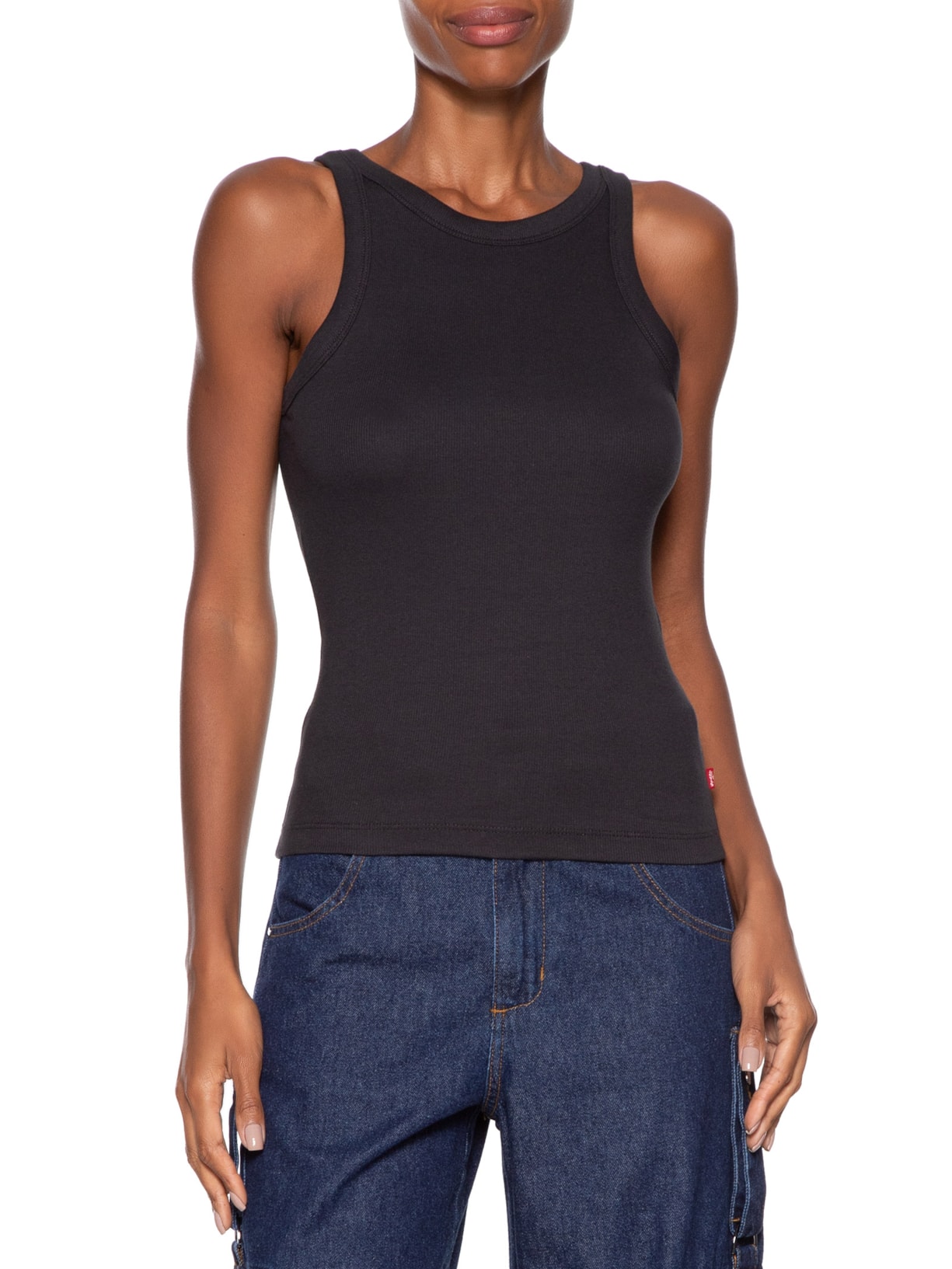 Regata Feminina Essential Racer Tank Preto Levi's
