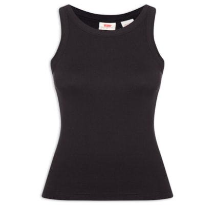 Regata Feminina Essential Racer Tank - Preto