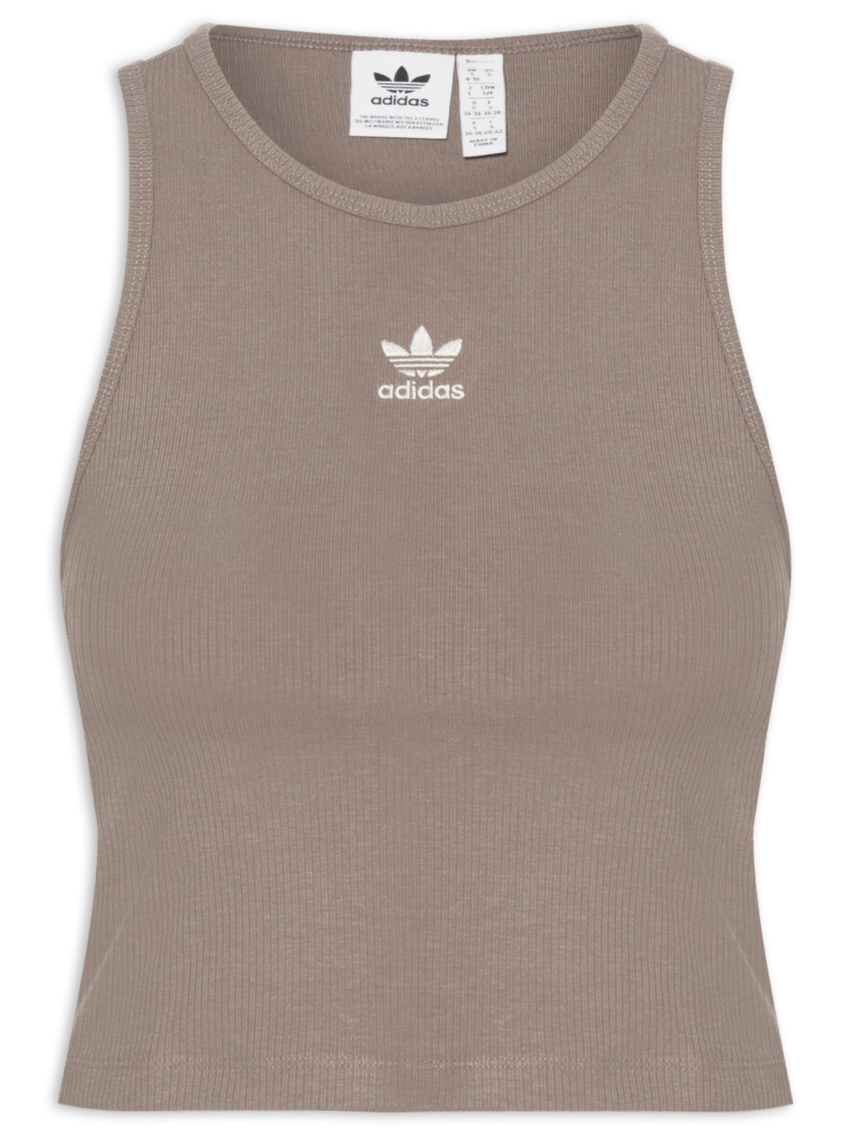 Regata Feminina Essential Rib - Bege