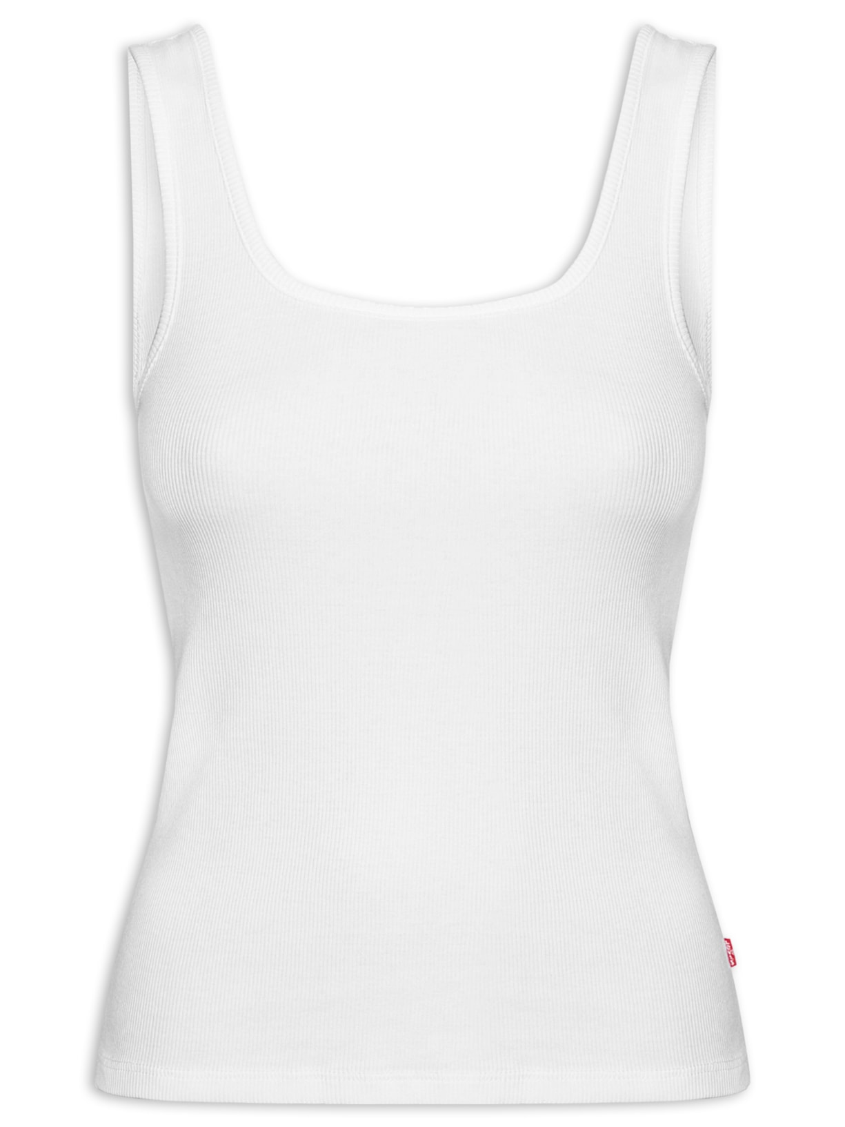 Regata Feminina Essential Rib Tank - Branco