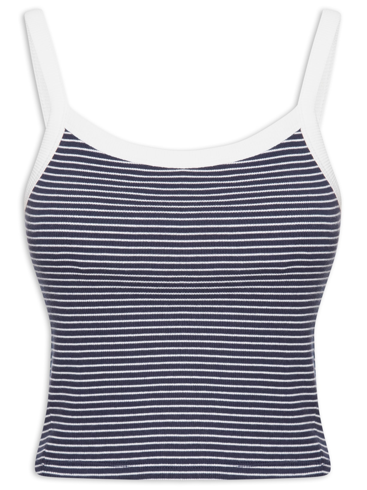 Regata Feminina Essential Sporty Rib Tnk - Azul