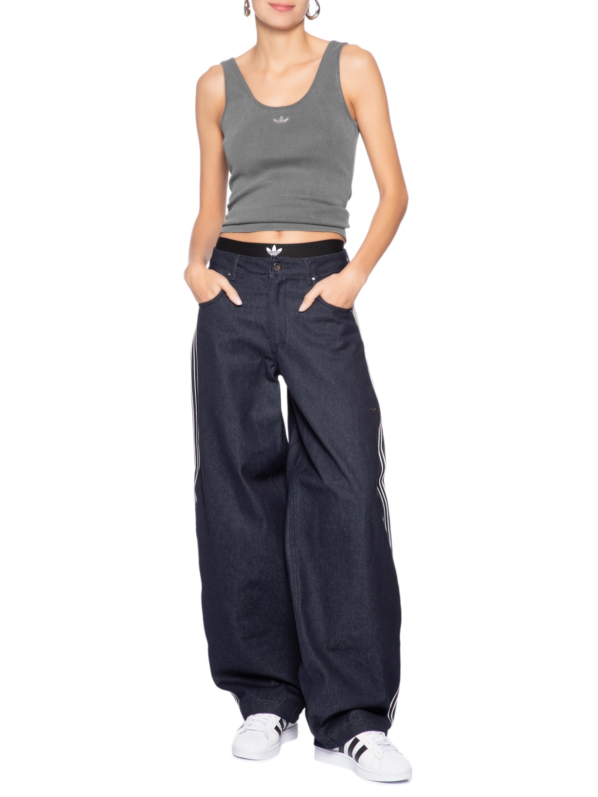 Regata Feminina Essentials Tank Preto Adidas Originals