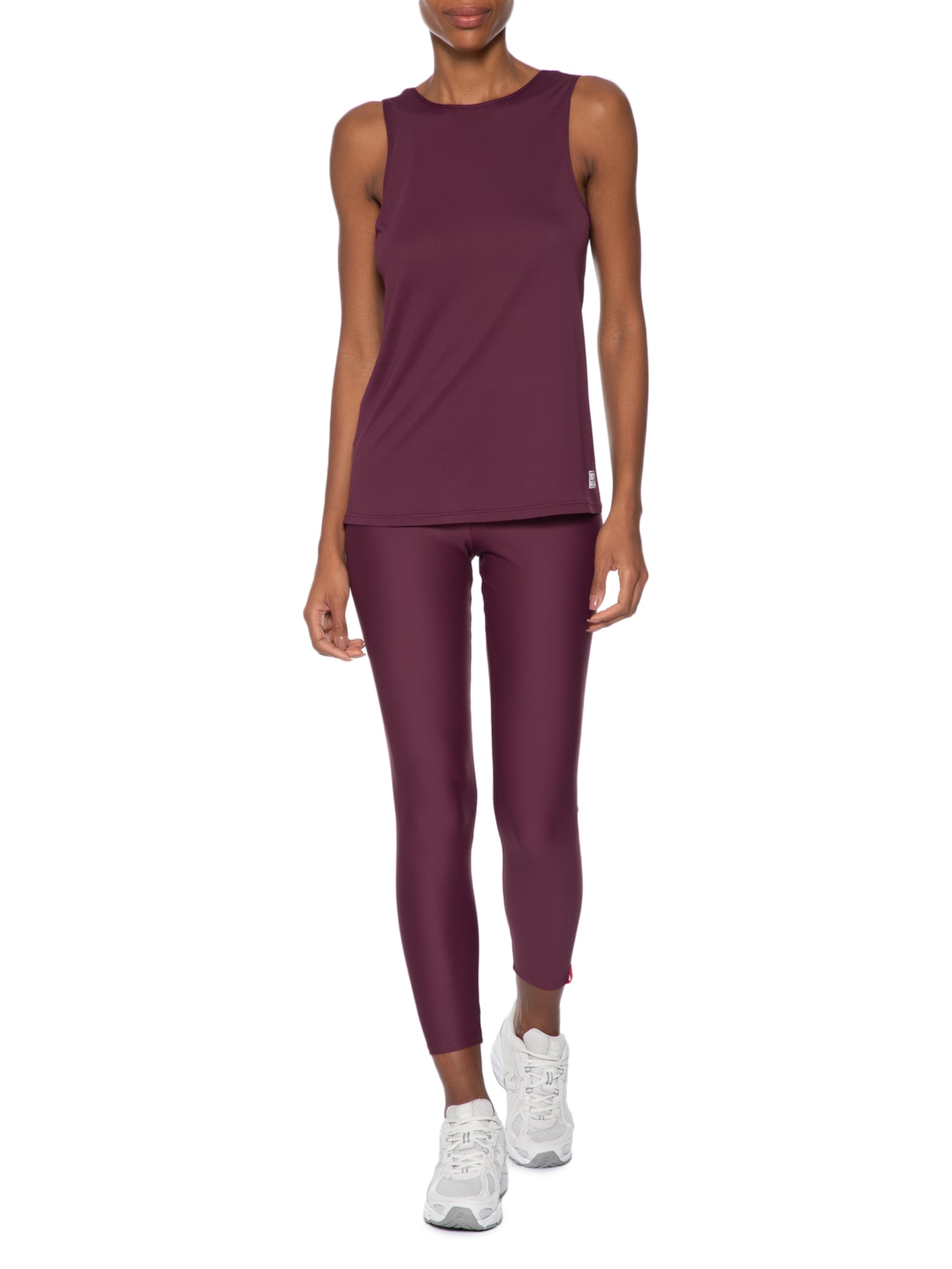 Regata Feminina Essentials Vinho Body For Sure