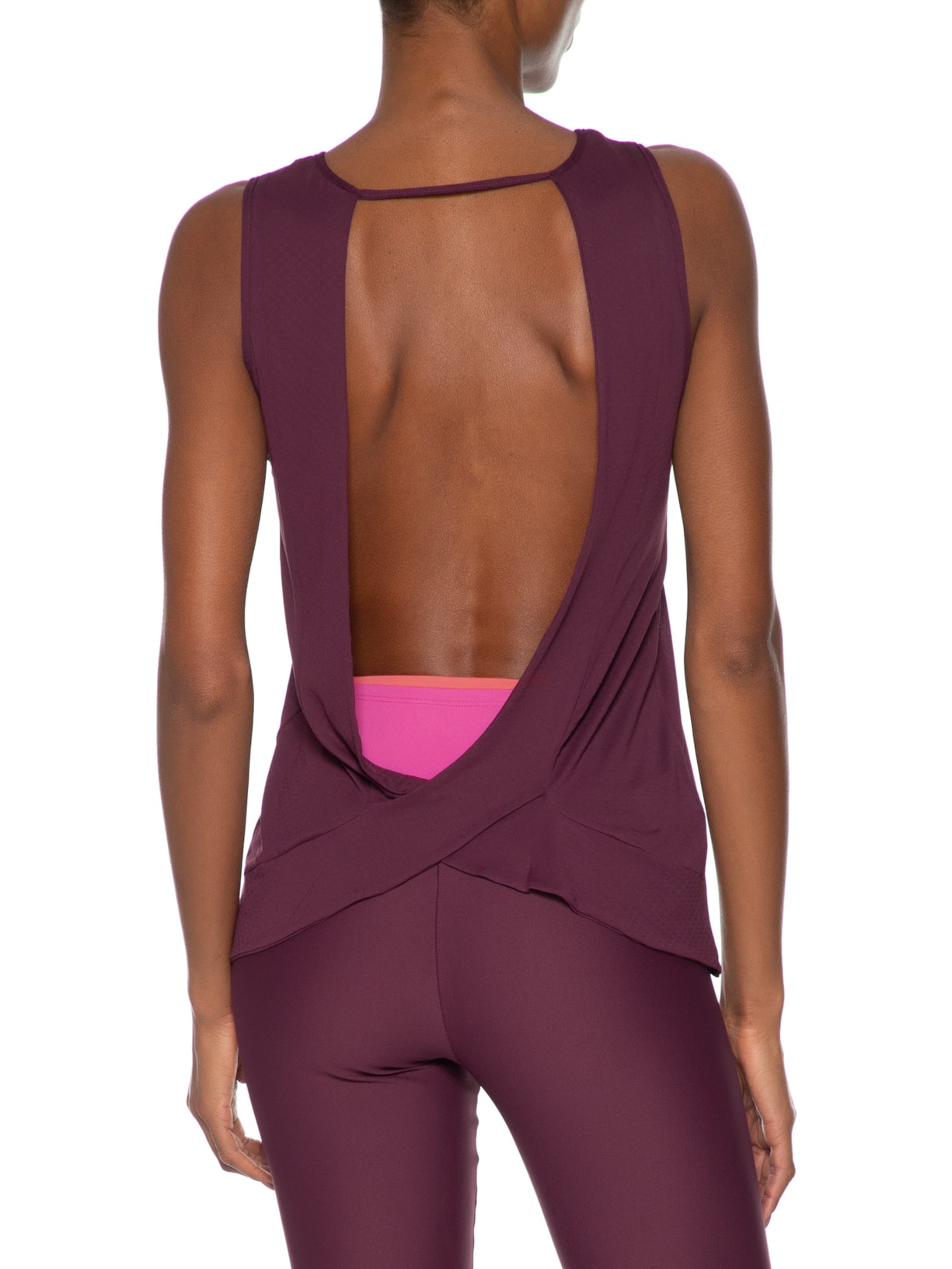 Regata Feminina Essentials Vinho Body For Sure