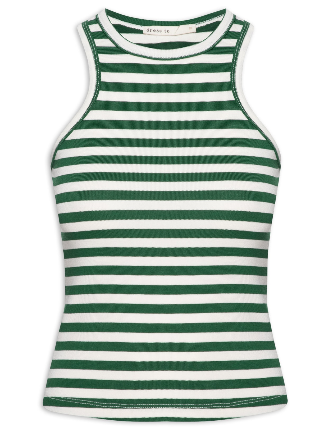 Regata Feminina Estampa Listra - Verde