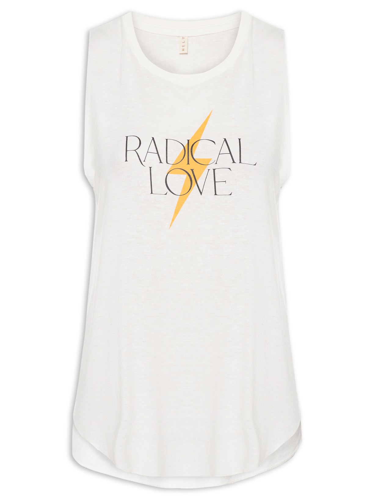 Regata Feminina Estampada - Branco