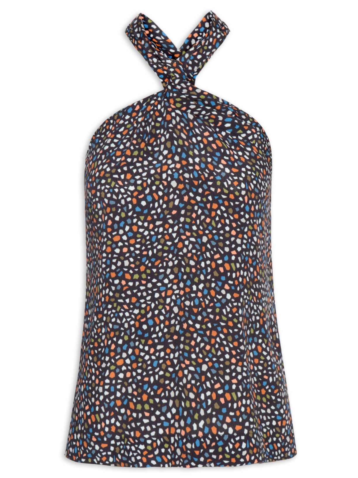 Regata Feminina Fig Pedras - Preto