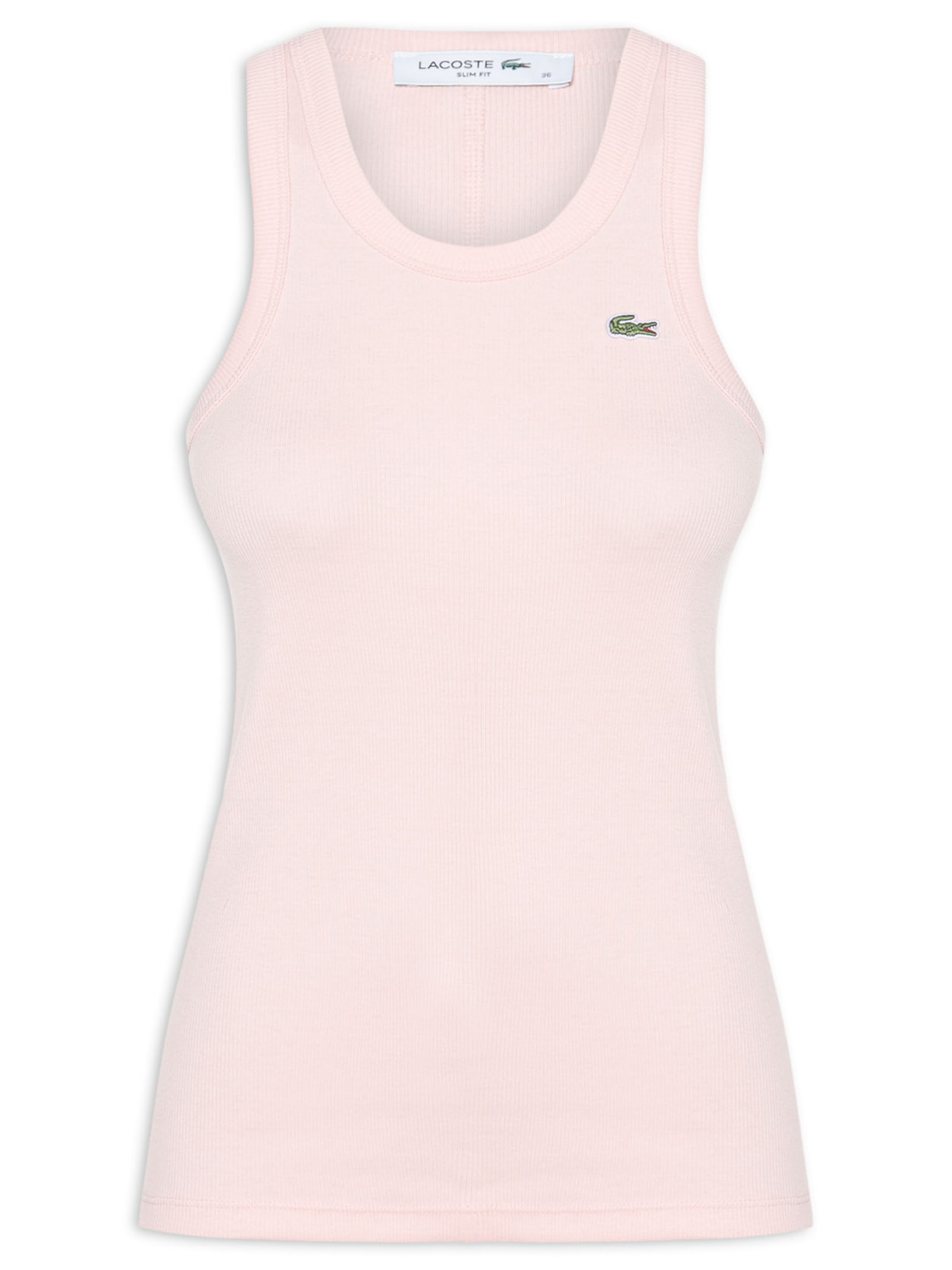 Regata Feminina Fit Ajustado Algodão - Rosa