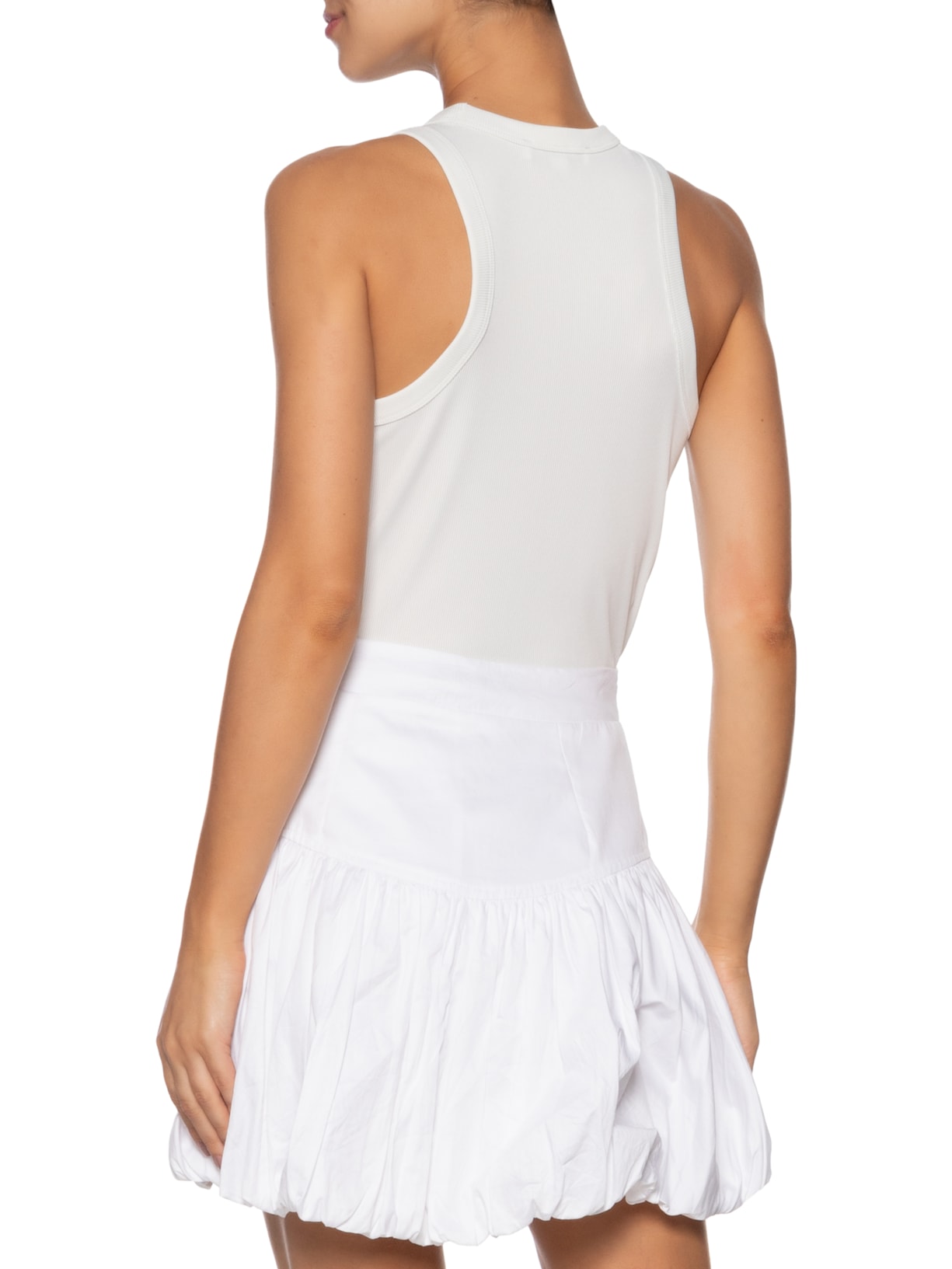 Regata Feminina Fit Ajustado Croco Branco Lacoste