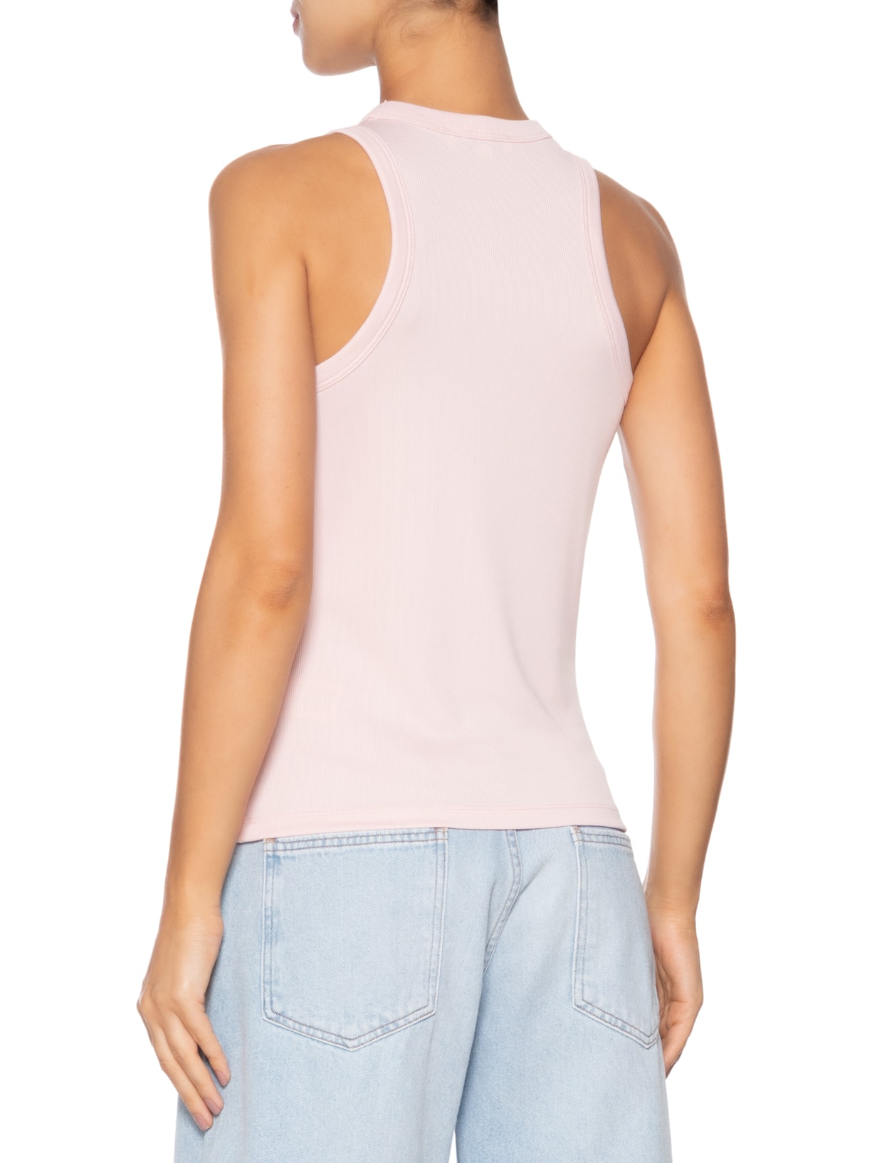 Regata Feminina Fit Ajustado Croco Rosa Lacoste