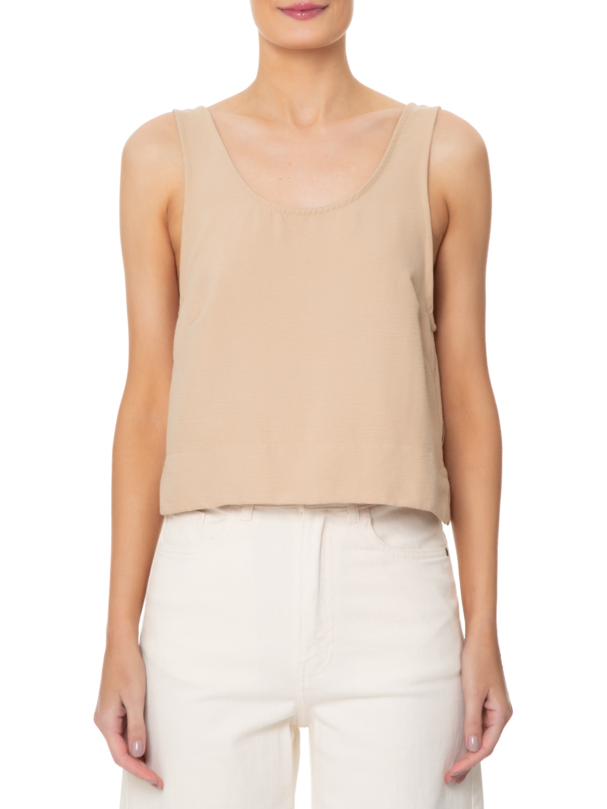 Regata Feminina Fluid Bege Osklen