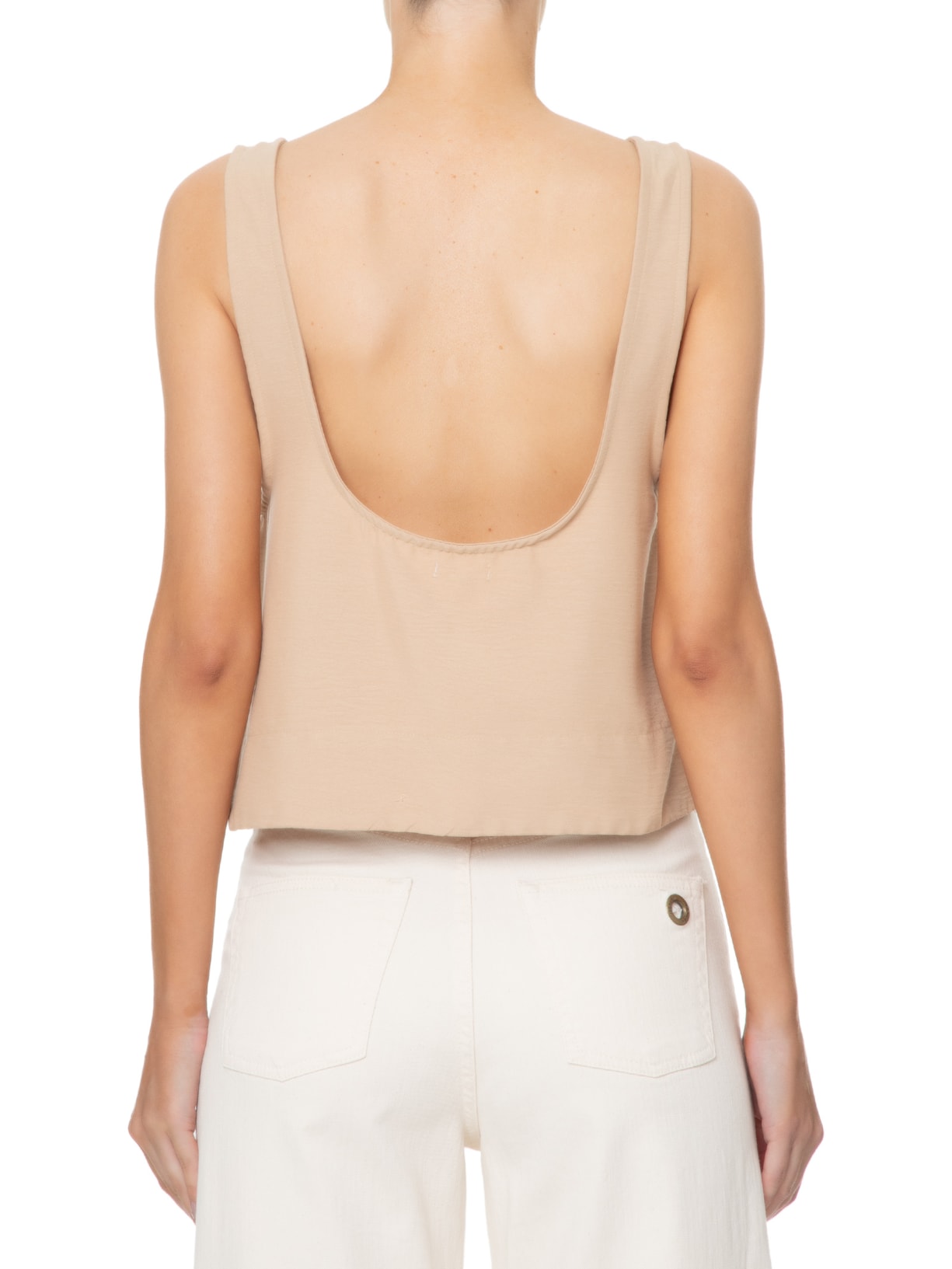 Regata Feminina Fluid Bege Osklen