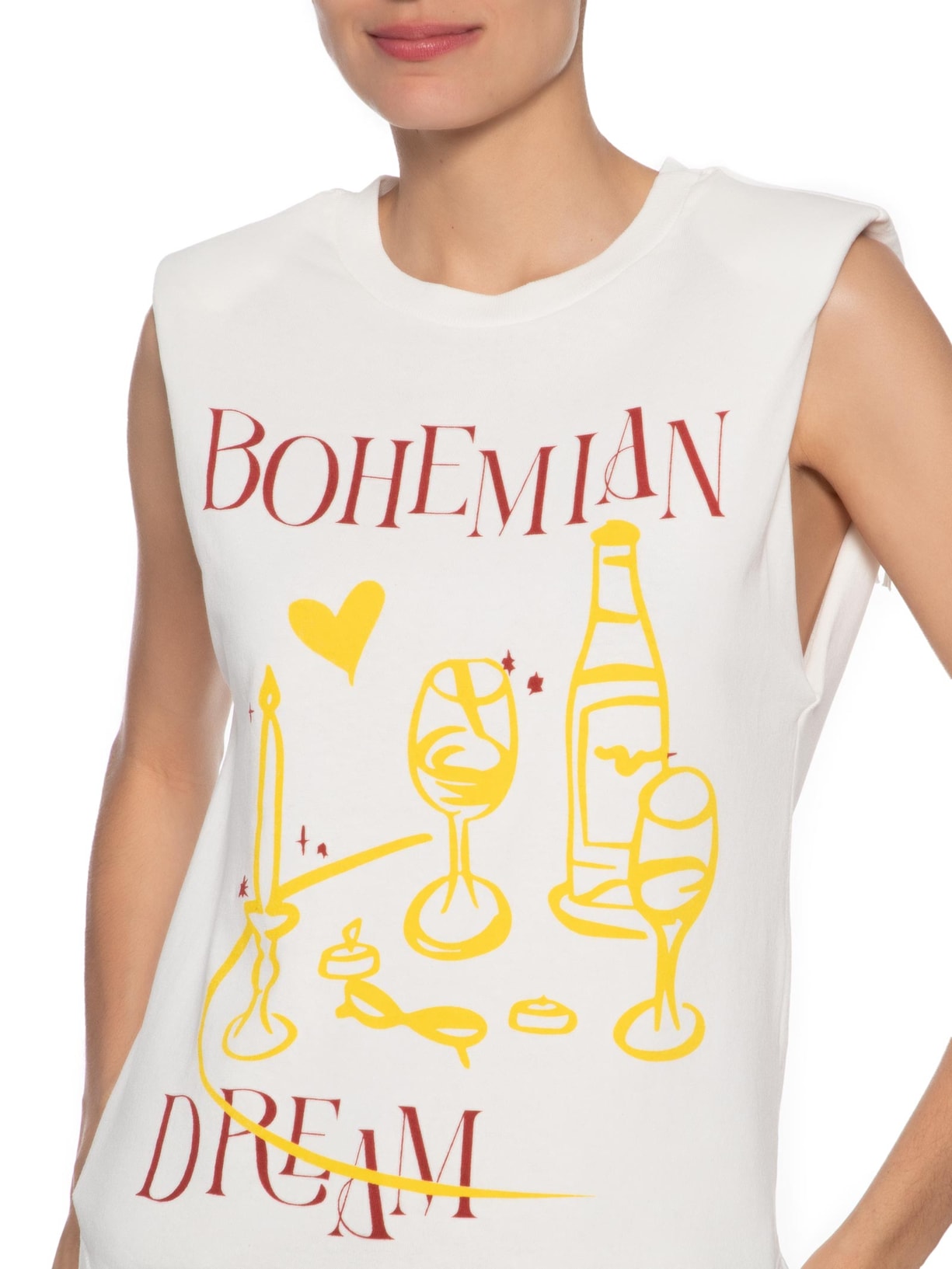 Regata Feminina Franjas Bohemian Dreams Branco J.chermann