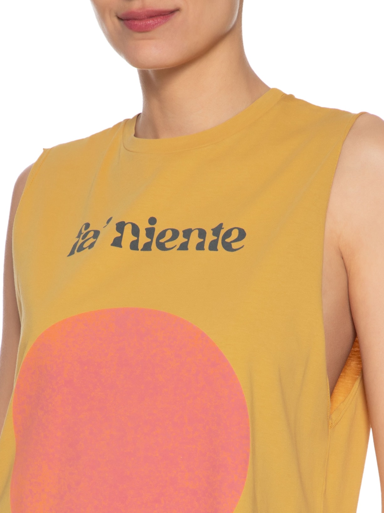 Regata Feminina Fun Faniente Amarelo Animale