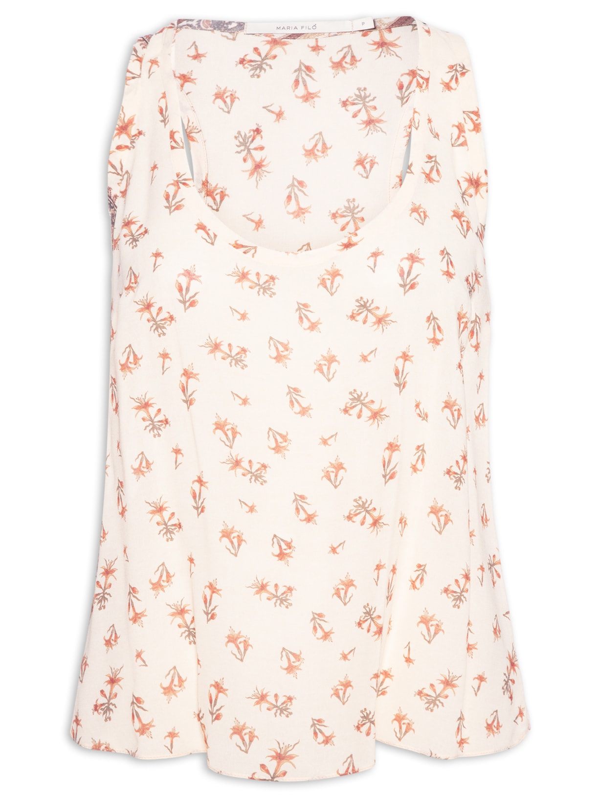 Regata Feminina GGT Estampa Magnolia - Bege