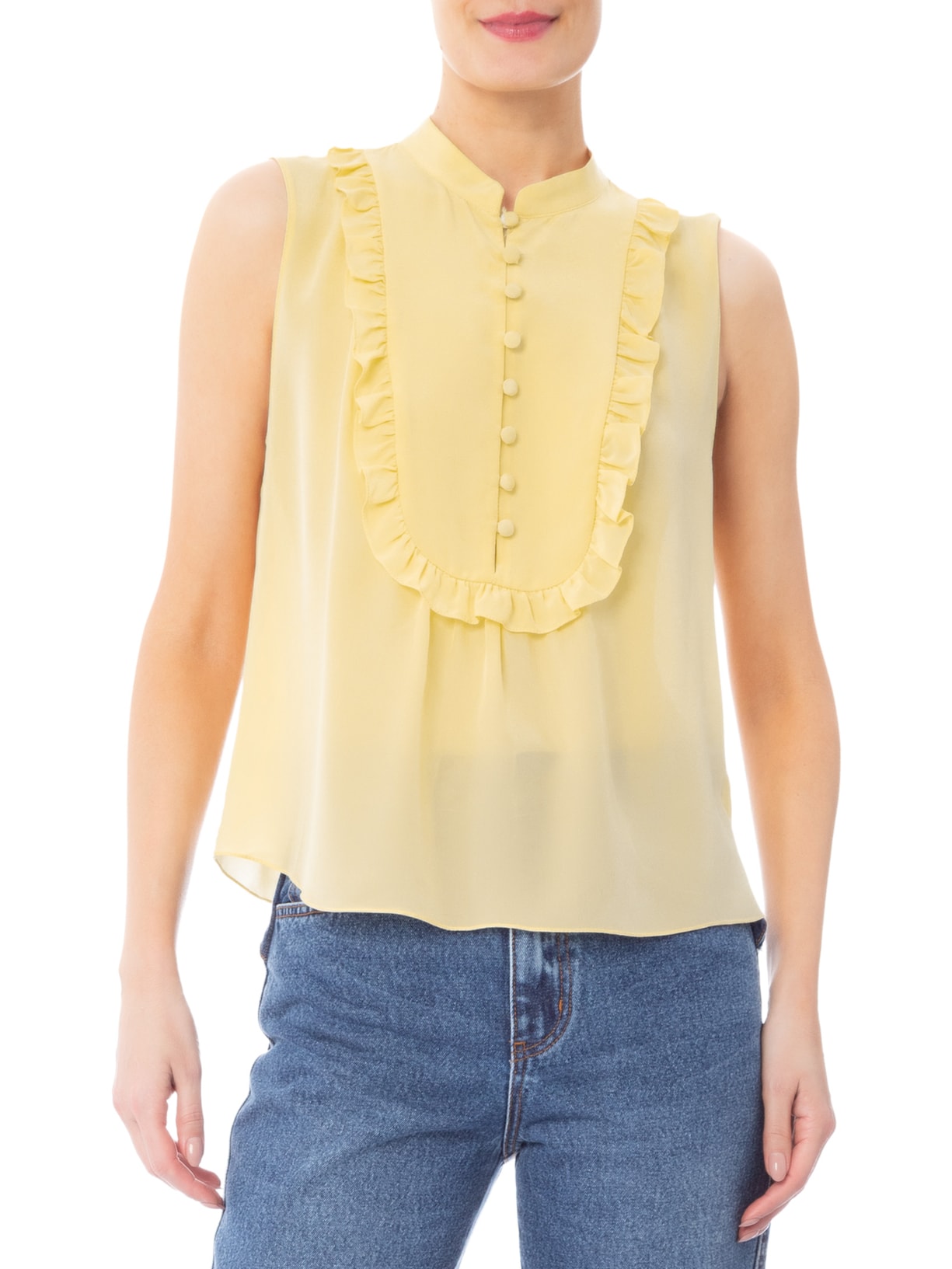 Regata Feminina Gigi – Amarelo Carol Bassi