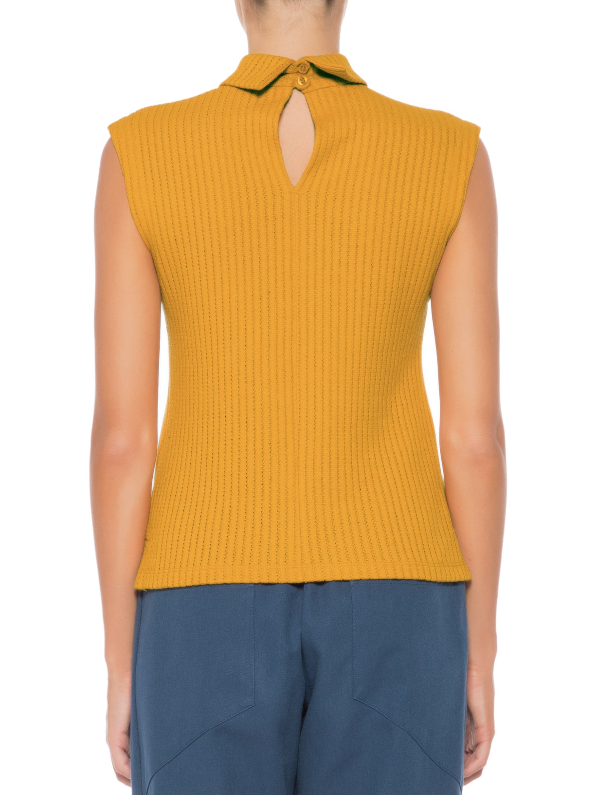 Regata Feminina Gola Alta Amarelo '2Essential
