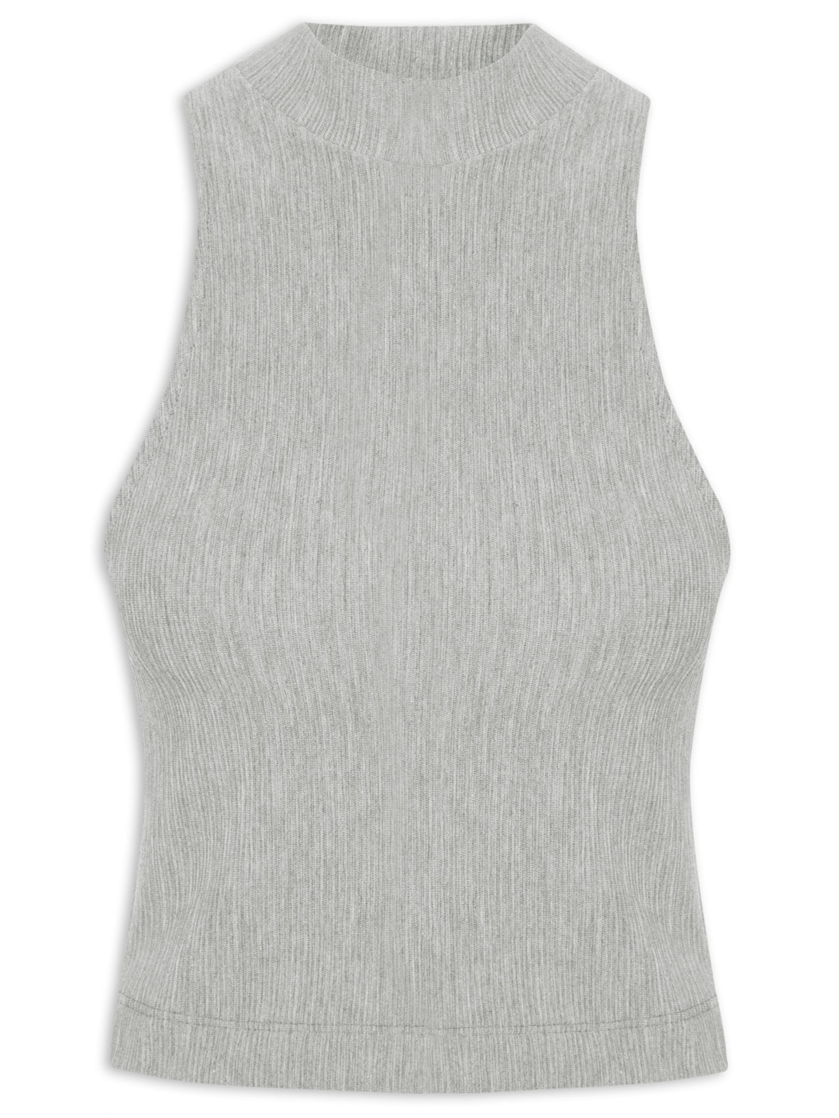 Regata Feminina Gola Alta Cinza Forum