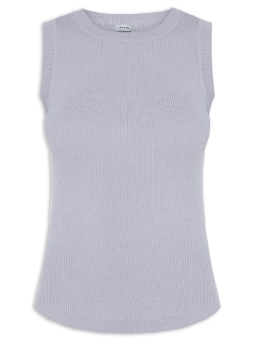 Regata Feminina Gola Redonda Alongada - Roxo