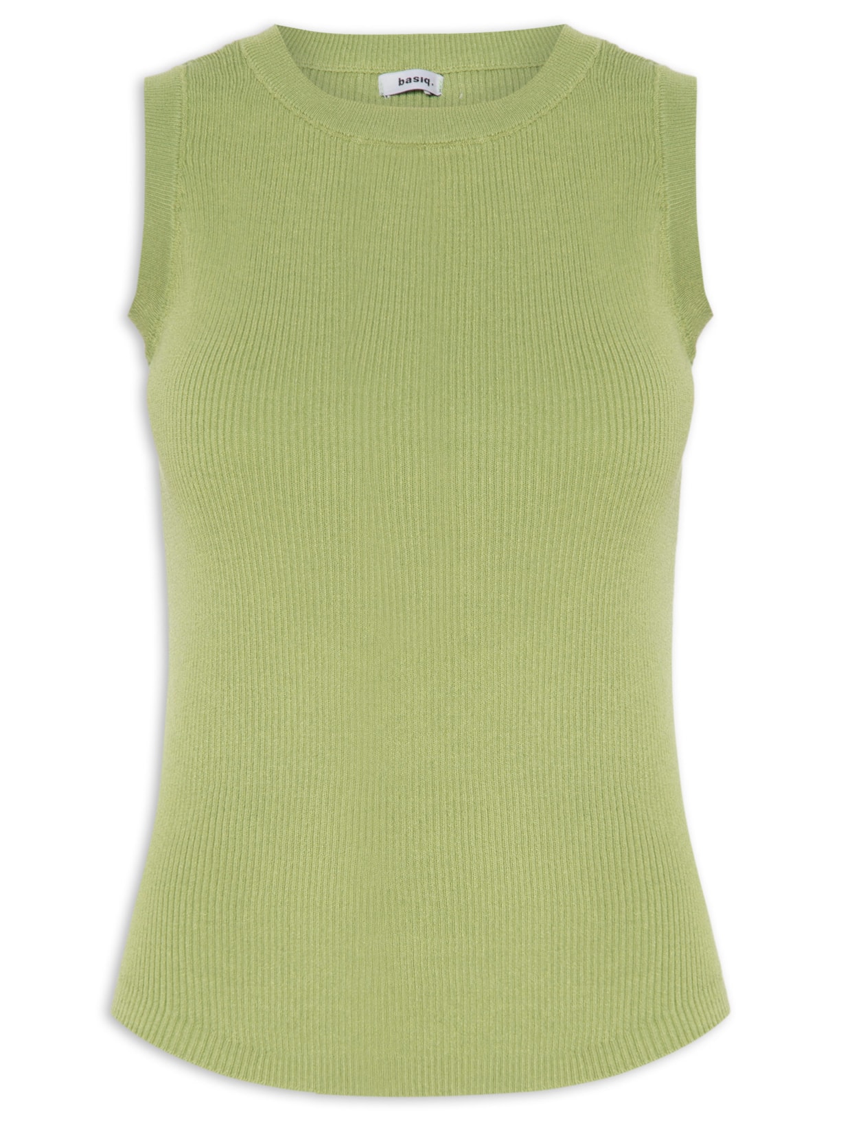 Regata Feminina Gola Redonda Alongada - Verde