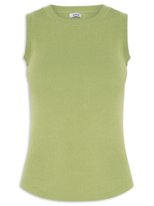 Regata Feminina Gola Redonda Alongada - Verde