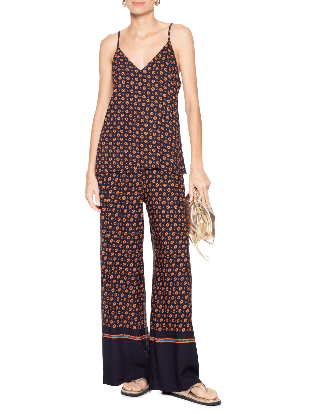 Regata Feminina Gravataria Ícone Preto Animale