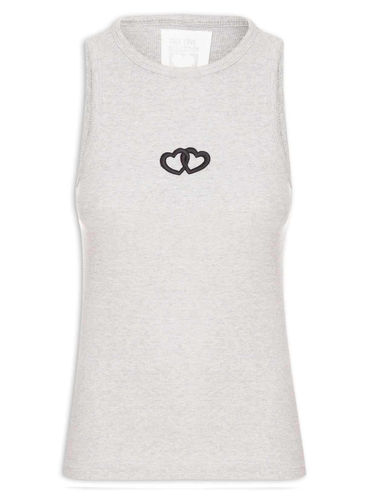 Regata Feminina Heart - Cinza