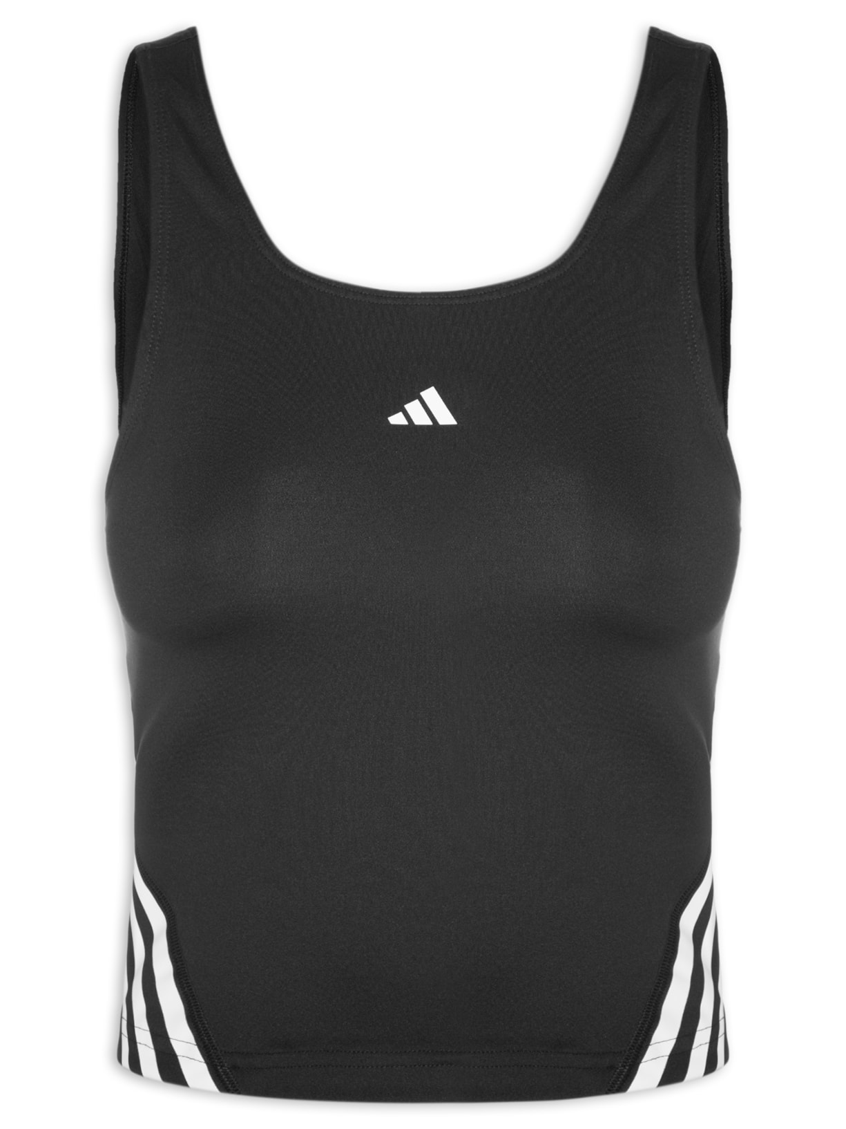 Regata Feminina Icon 3 Listras Preto Adidas