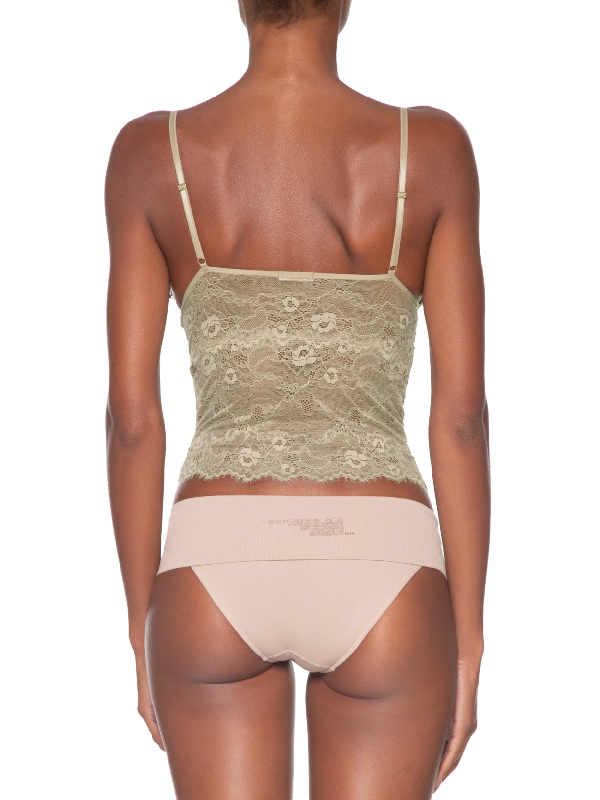 Regata Feminina Intimates Renda Marrom Animale