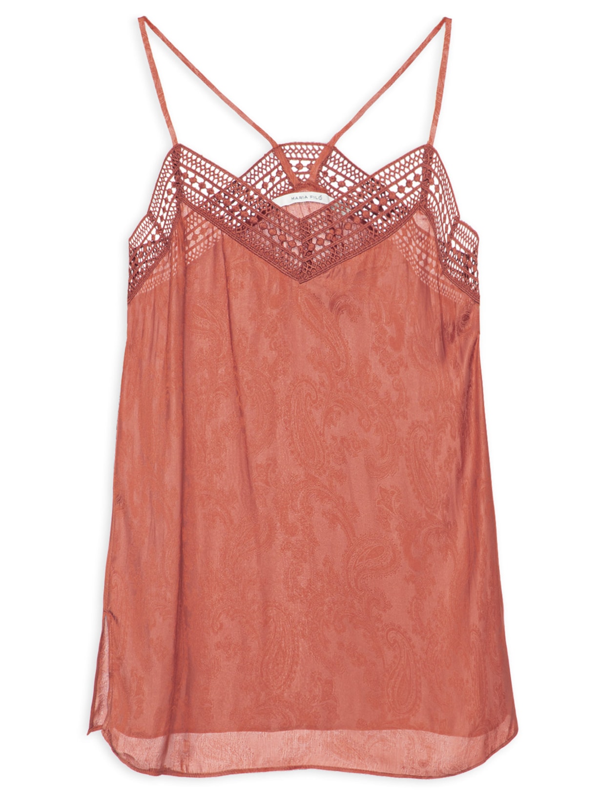 Regata Feminina Jacquard Cachemiere Rosa Maria Filó